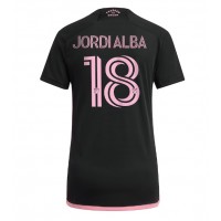 Inter Miami Jordi Alba #18 Udebanetrøje Dame 2023-24 Kortærmet